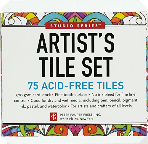 Studio Series Artist's Tiles: White (75 pack)