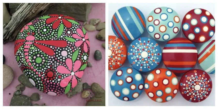 Painted rocks