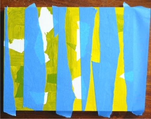 abstract painting project for kids