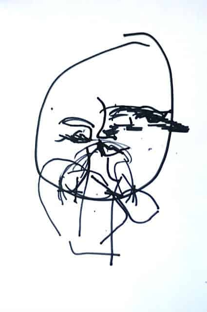 blind contour drawing | Artchoo.com