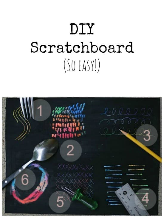 DIY scratchboard - it's incredibly easy to do • Artchoo.com