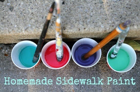 DIY sidewalk paints | Artchoo.com