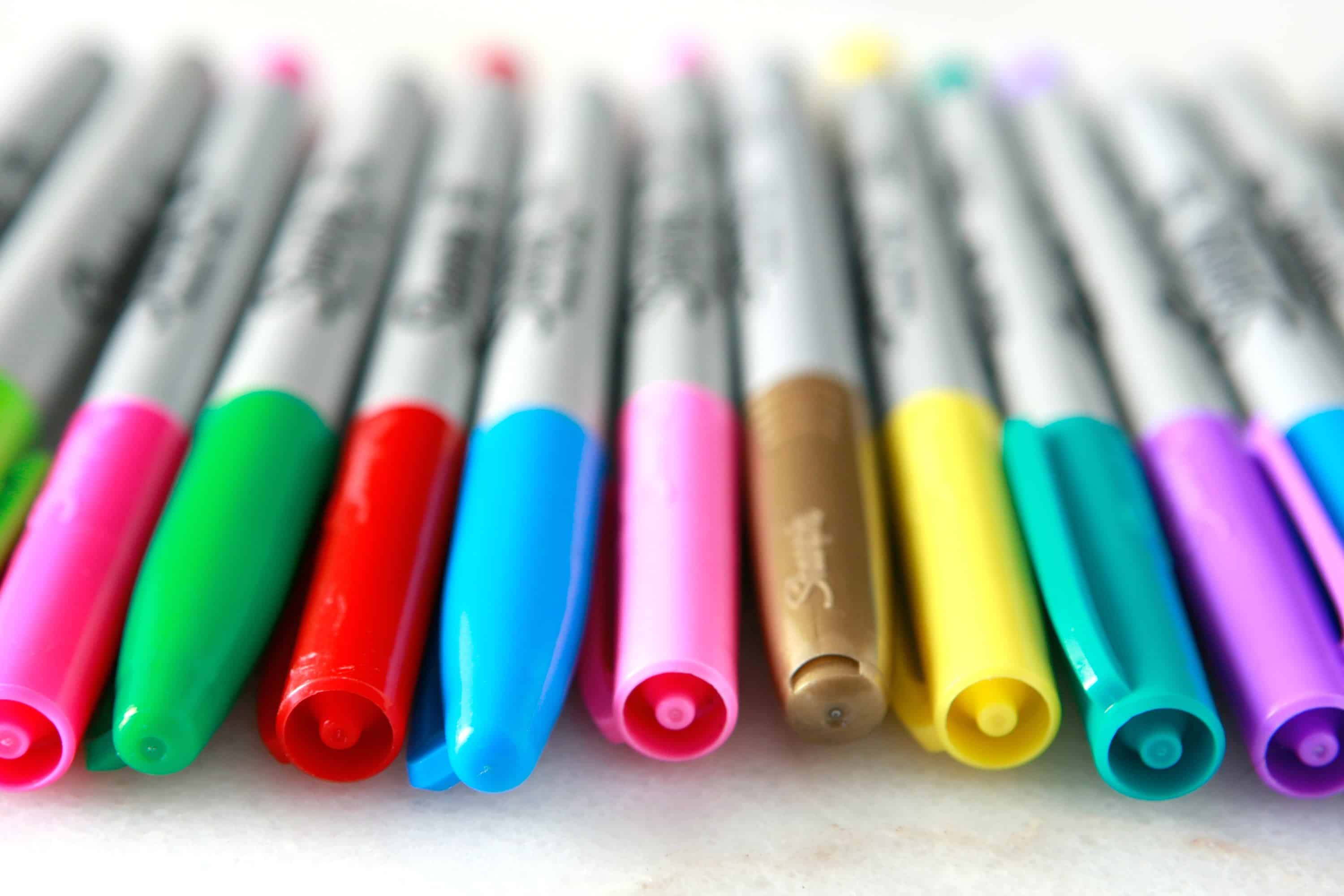 easy colorful sharpie designs