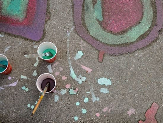 sidewalk painting
