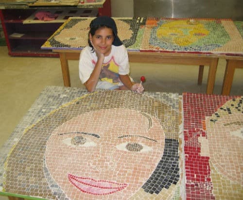 children's mosaic project