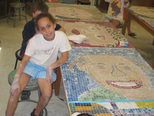 children's mosaic project