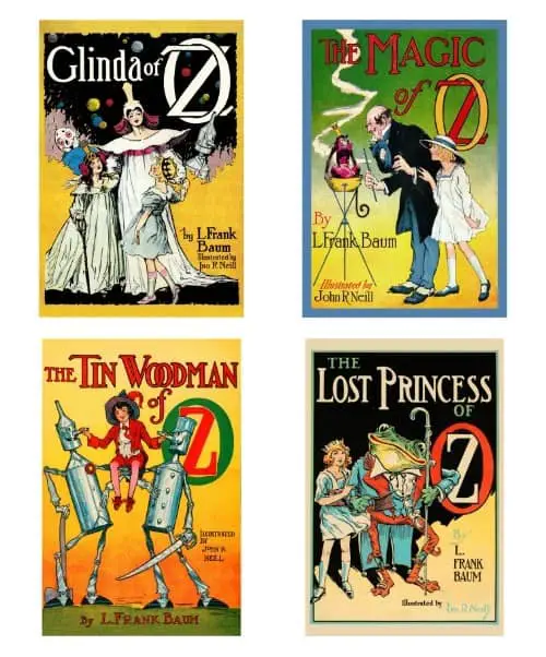 Oz books illustrated by John R. Neill