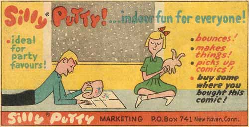 silly putty 1950s