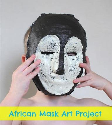 Blank White Face Masks Kids Can Decorate Themselves