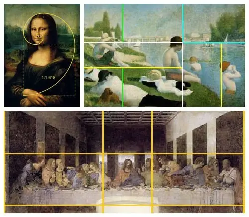 golden ratio in art