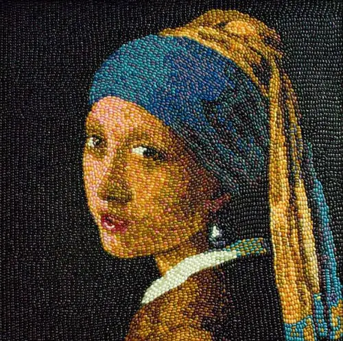 Jellybean Girl With a Pearl Earring