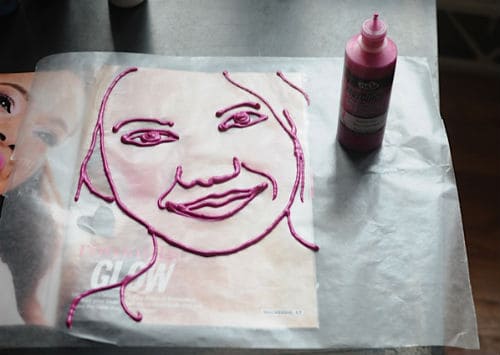 Puffy Paint Portrait Project