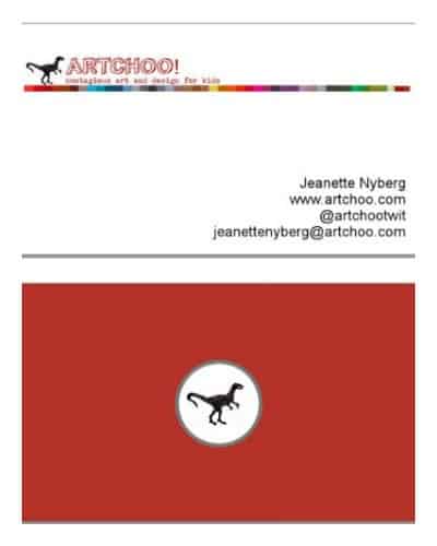 business cards from Artchoo