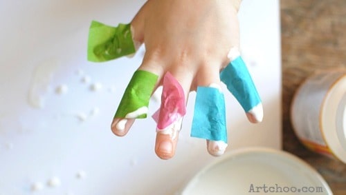 tissue fingers