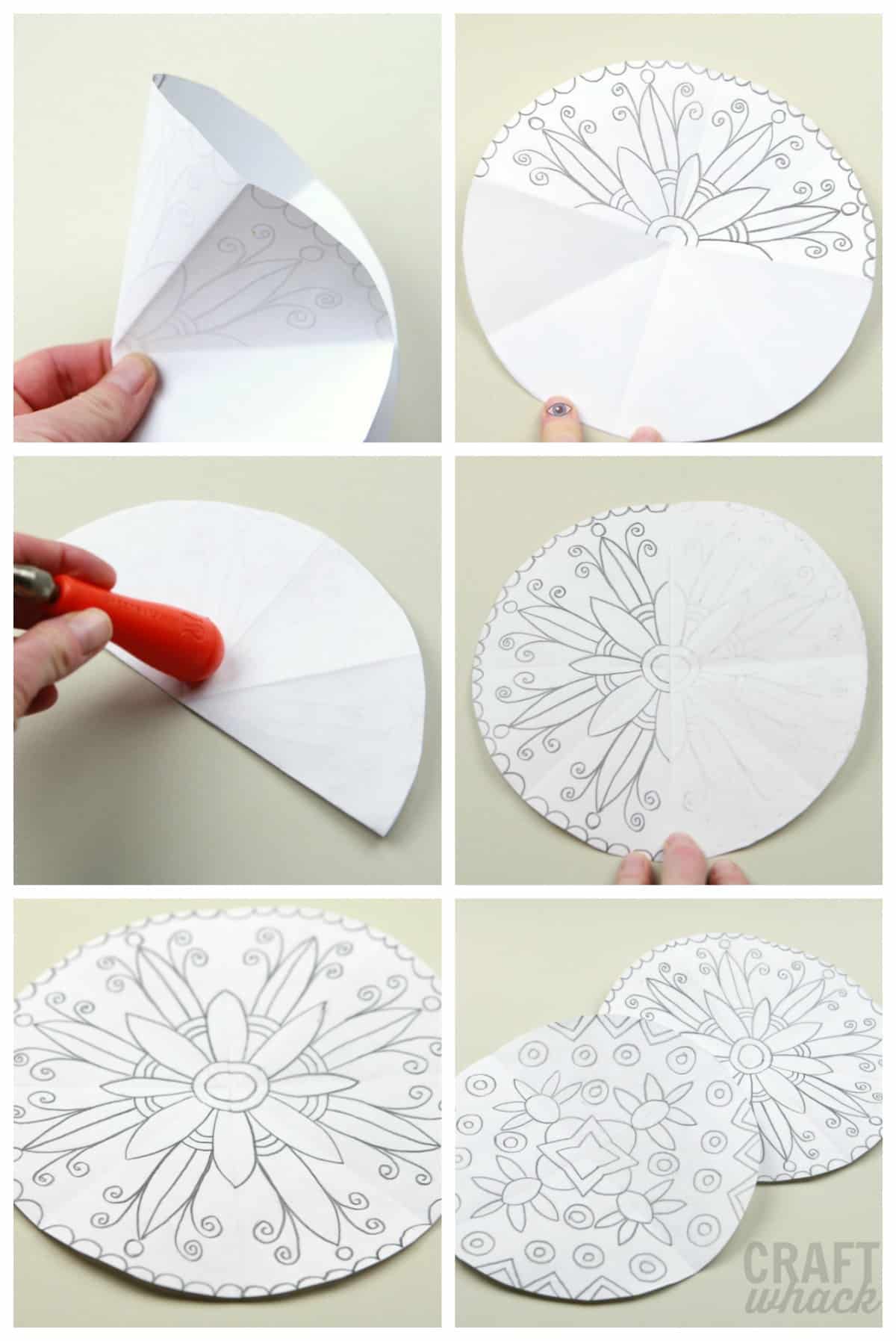 how to draw mandalas steps