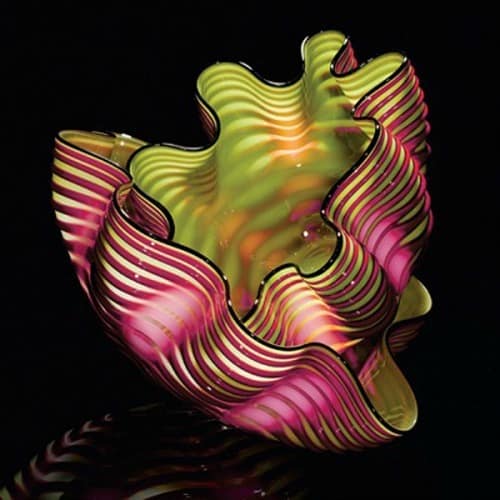 Dale Chihuly glass vessel