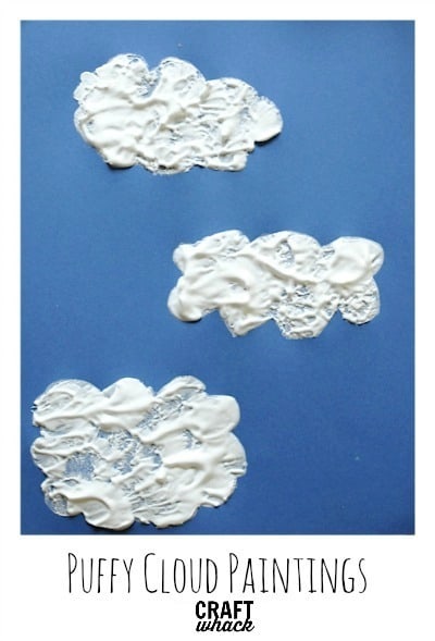 puffy cloud art