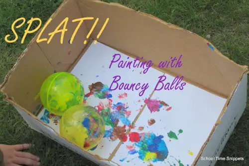 painting with balls