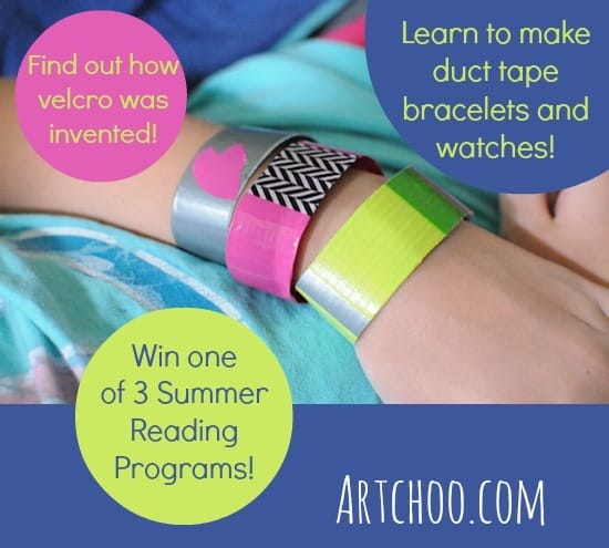 duct tape bracelets and a giveaway from Artchoo.com