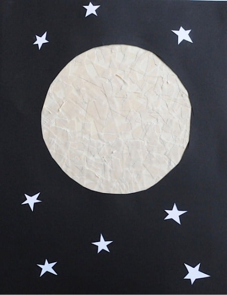 Easy moon art project for kids • Artchoo.com