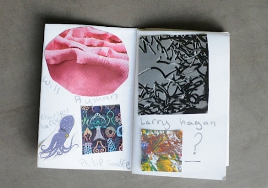 SHow your kids how to make a mini art gallery book • Artchoo.com