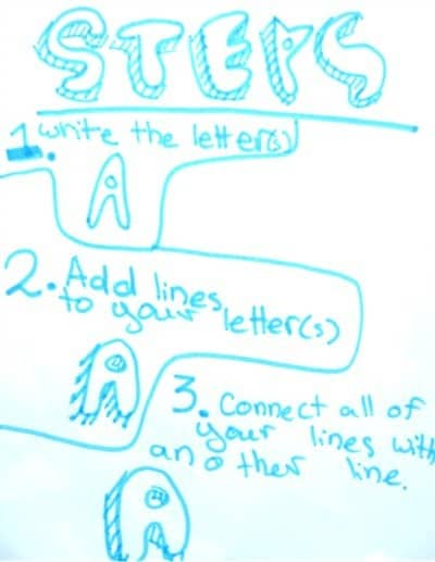 how to draw cool letters