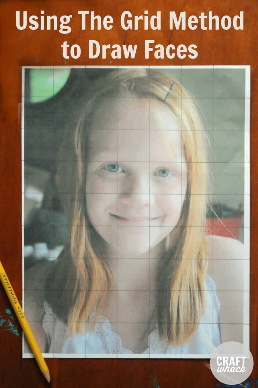 Grid Drawing Method With Kids Portraits Craftwhack