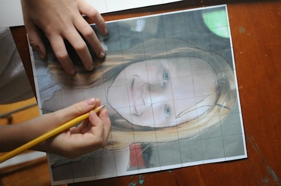 Grid Drawing With Kids Portraits Craftwhack Grid Drawing With Kids Portraits Craftwhack