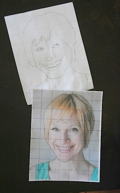 Grid Drawing With Kids: Portraits • Craftwhack