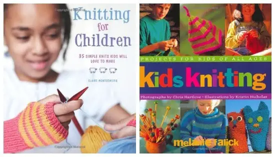 Kids knitting books