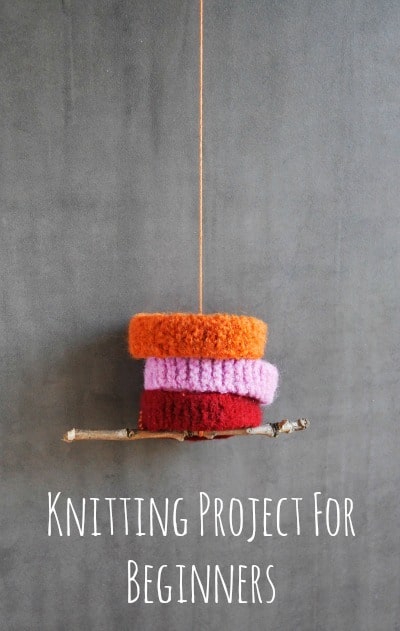 Best beginner knitting project video tutorials on