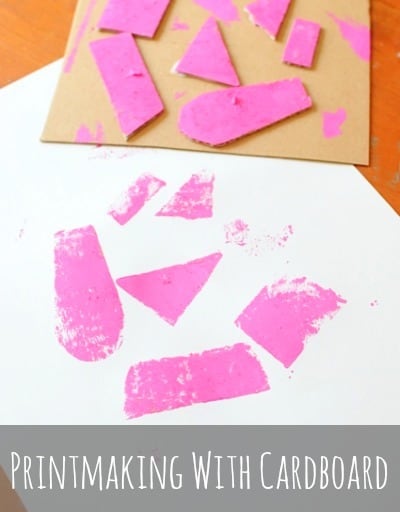 printmaking- cardboard printmaking is a great way to introduce kids to printmaking • Artchoo.com