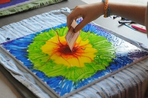 Crayon Painting • Artchoo.com