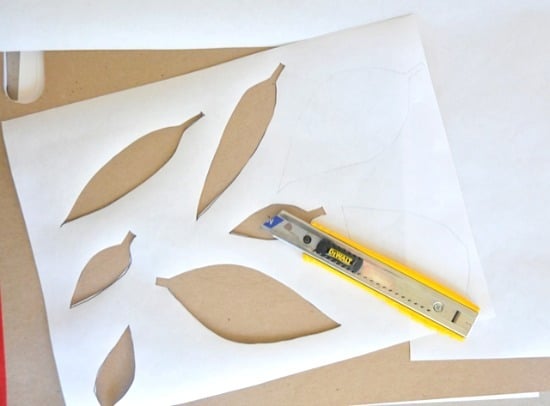 cutting from freezer paper