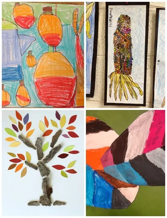 24 Fall art projects for kids • Artchoo.com