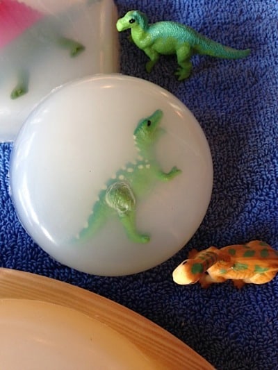 dinosaur soap craft