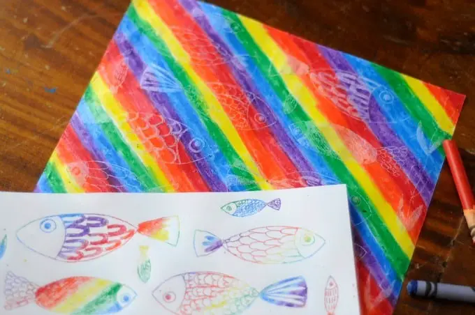 Easy Art for Kids: Crayon Painting - Babble Dabble Do