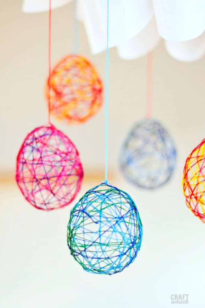 string easter egg craft 