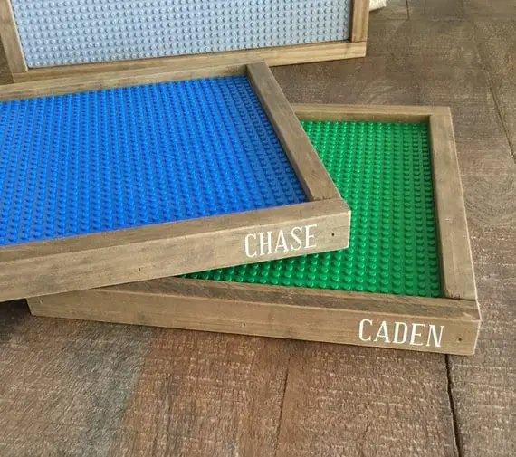 Personalized Lego trays