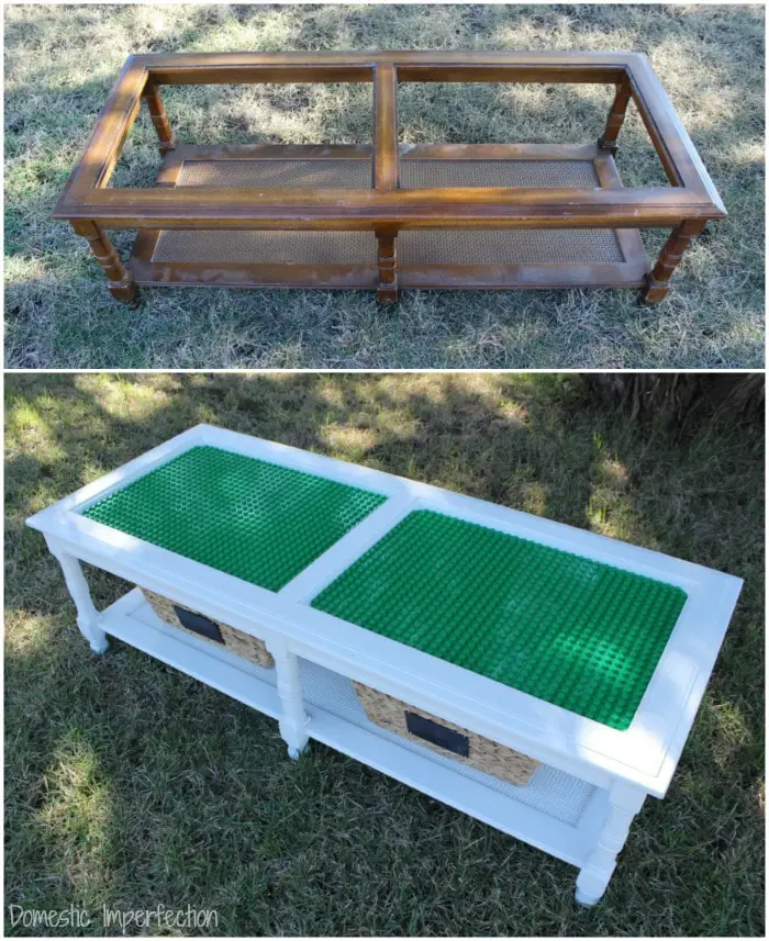 lego table with cover