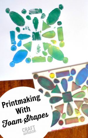 Printmaking With Foam Stickers · Craftwhack