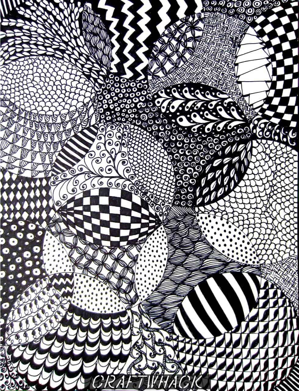 Totally Easy Zentangle • Craftwhack