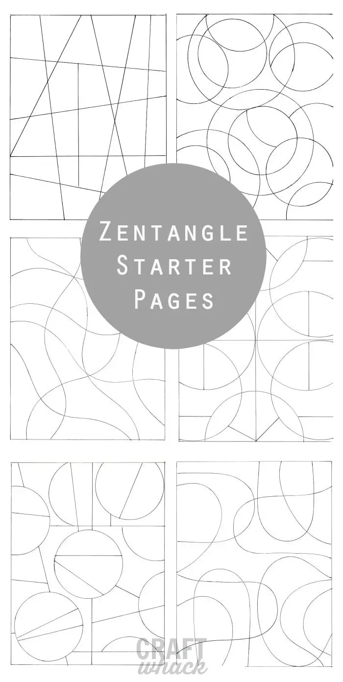 Zentangle Printable Worksheet