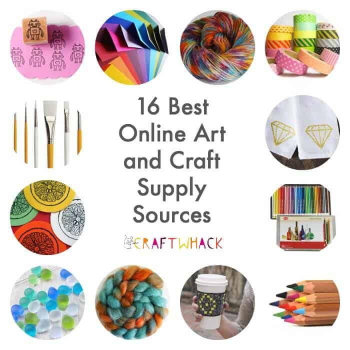 Awesome places to buy art and craft supplies online