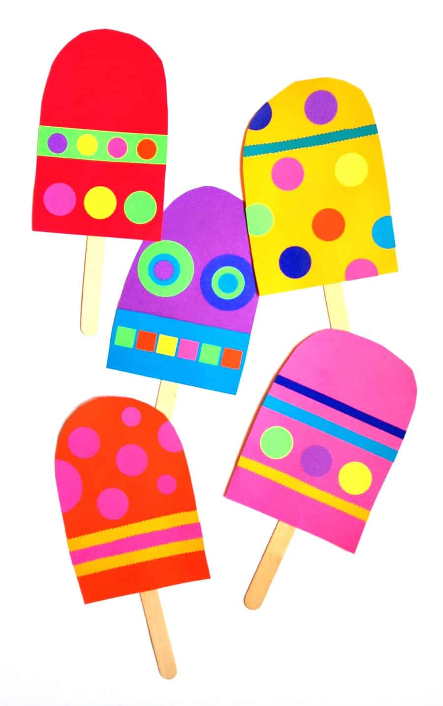 paper popsicles