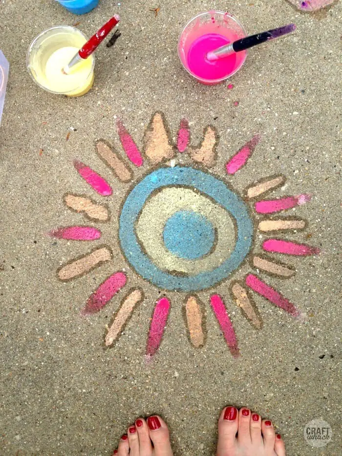 sidewalk chalk paint diy