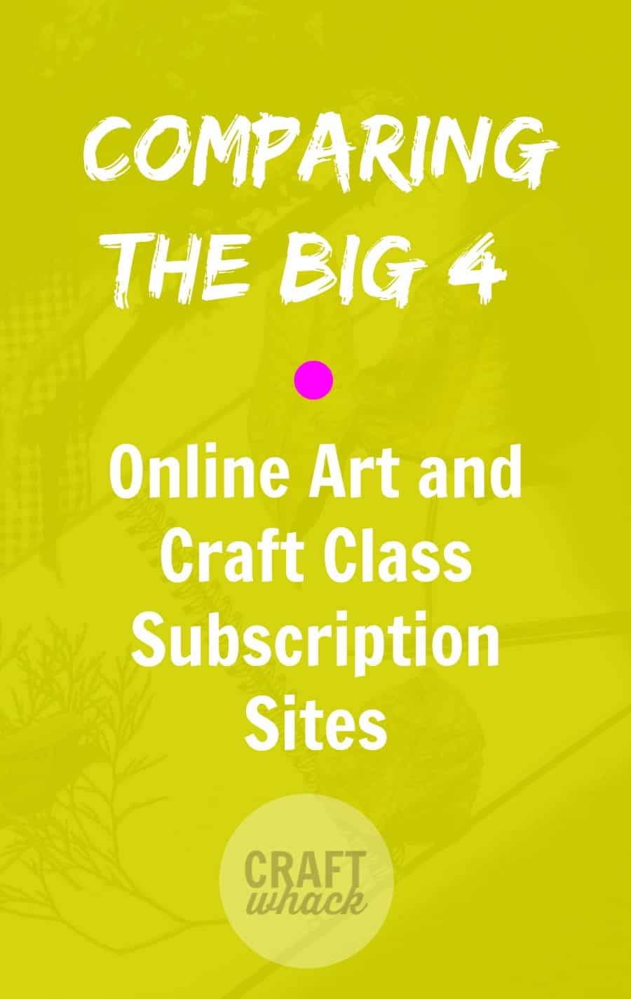 online craft and art classes