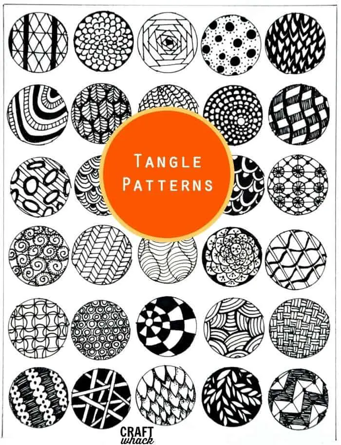 Inspired By Zentangle: Patterns and Starter Pages · Craftwhack