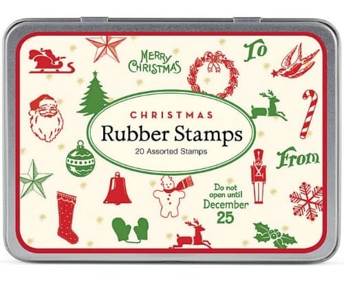 Vintage Christmas rubber stamps