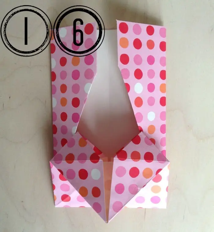 origami heart envelope